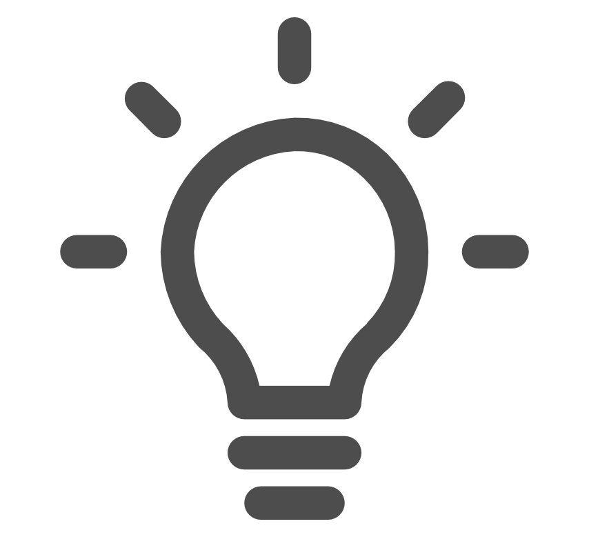 This image represents the light bulb turned on as soon as you have an idea
